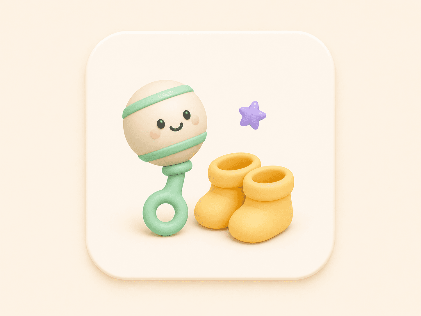 A playful illustration for ages 0 to 2 years.